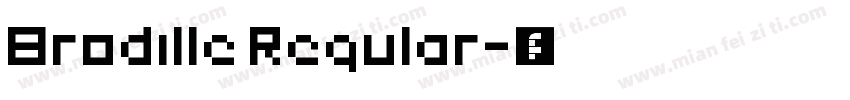 Brodille Regular字体转换